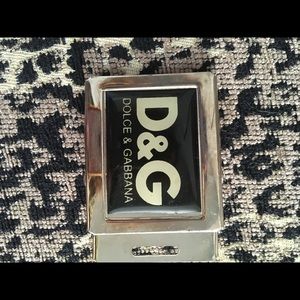 Dolce and Gabbana metal belt buckle